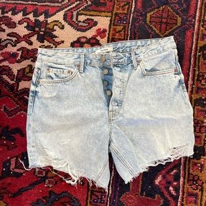 GRLFRND denim shorts